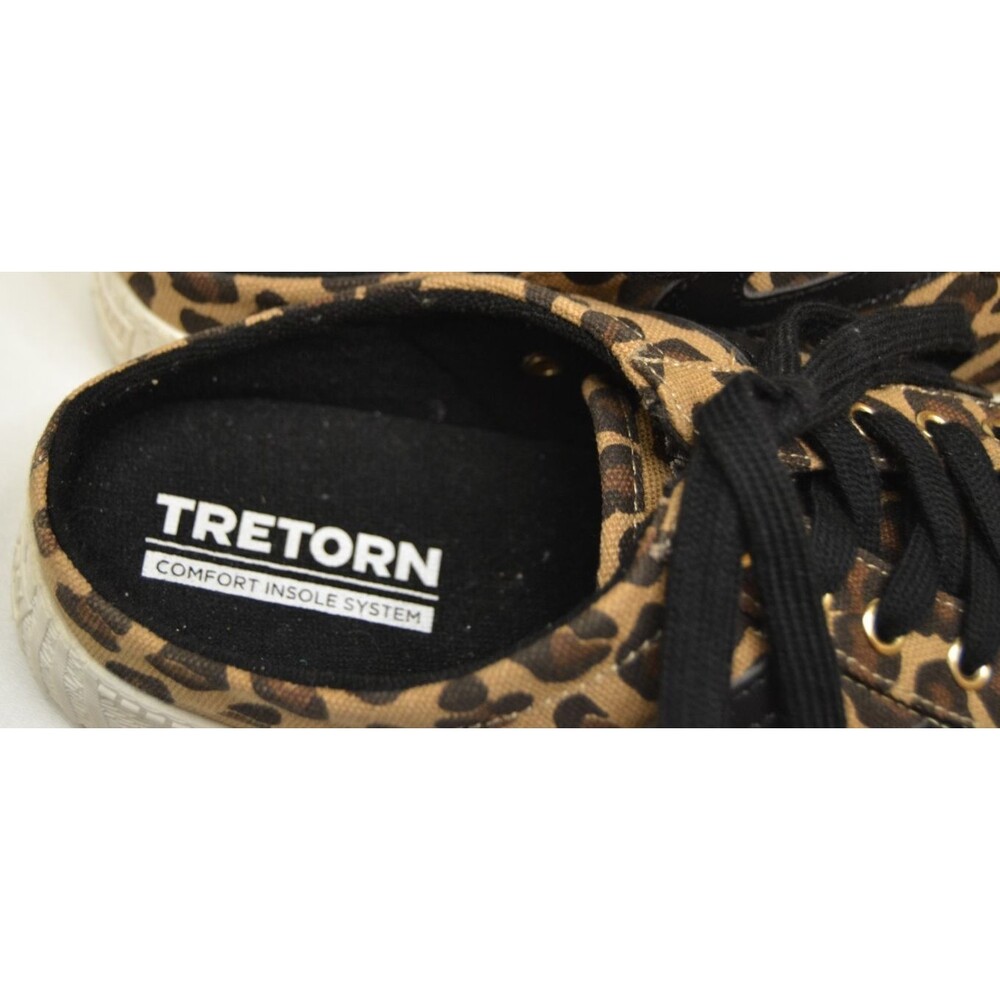 Tretorn Women's Leopard Print Mule Size 8.5 Shoe Slip- On Lace-Up - Picture 4 of 9